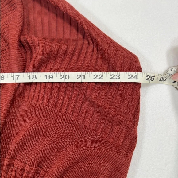 COCO + CARMEN Women’s Bohemian‎ Red Vest Embroidered Lace with Pockets One Size - Picture 14 of 14